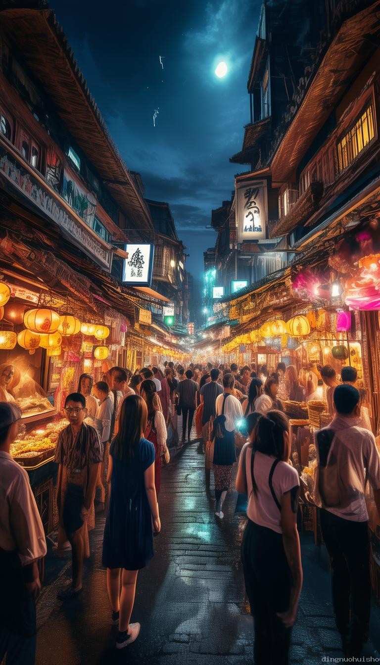 头一次用震撼形容的夜市经济新生态